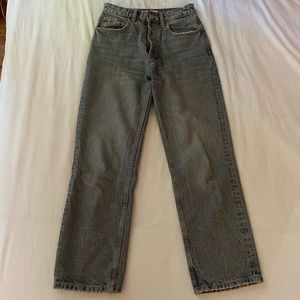 Zara grey mom jeans